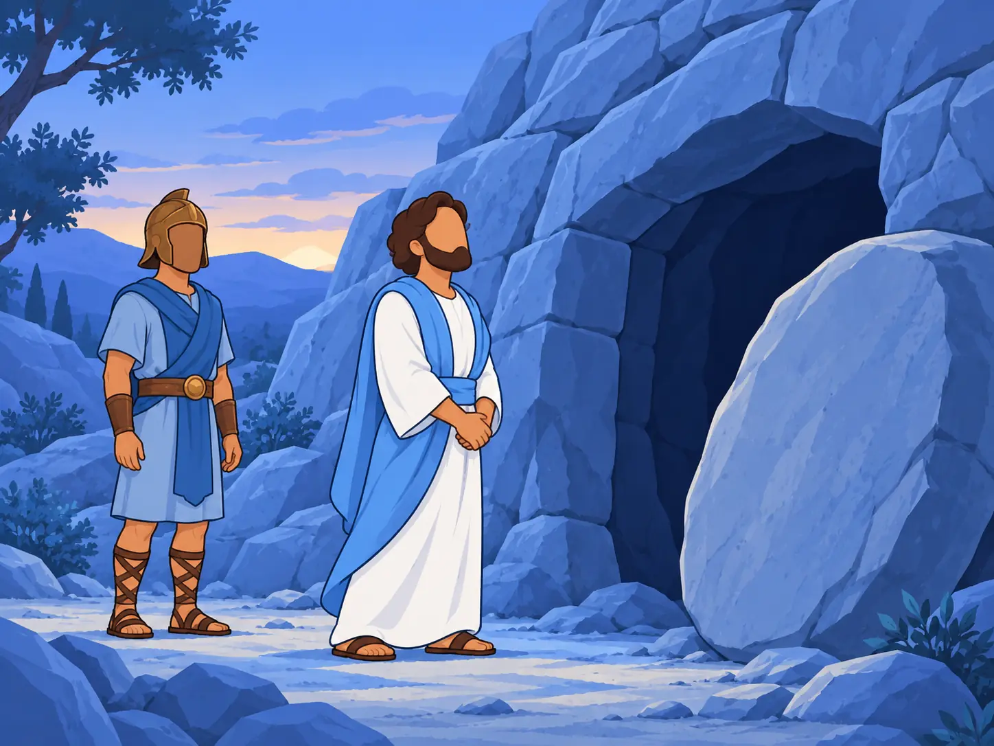 Daniel enters the den