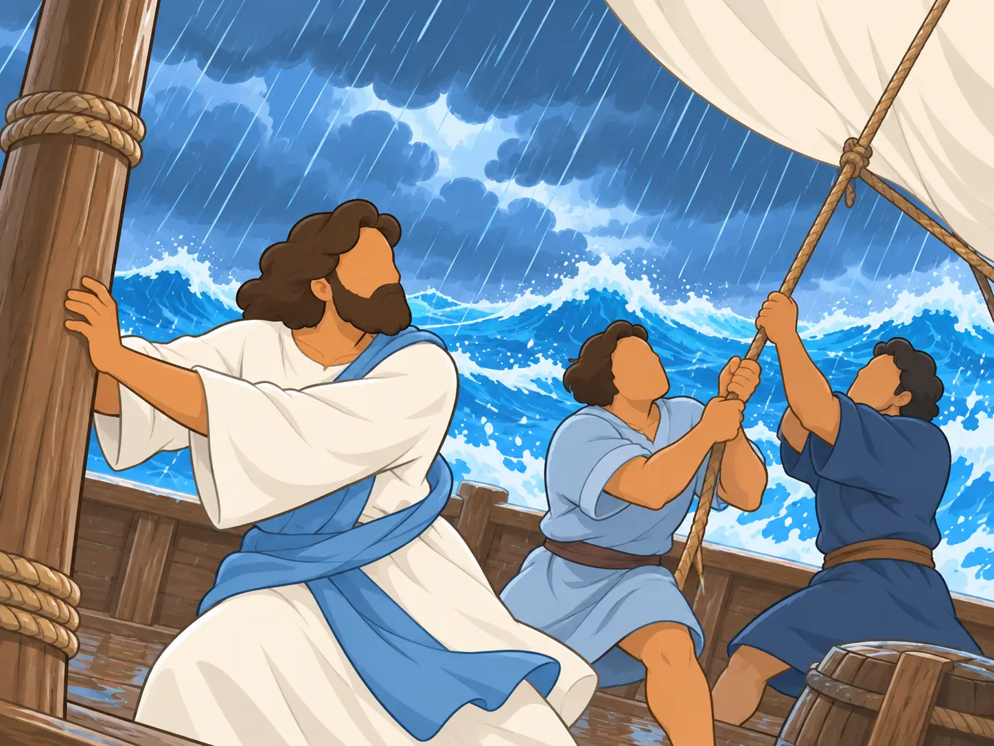 A storm strikes