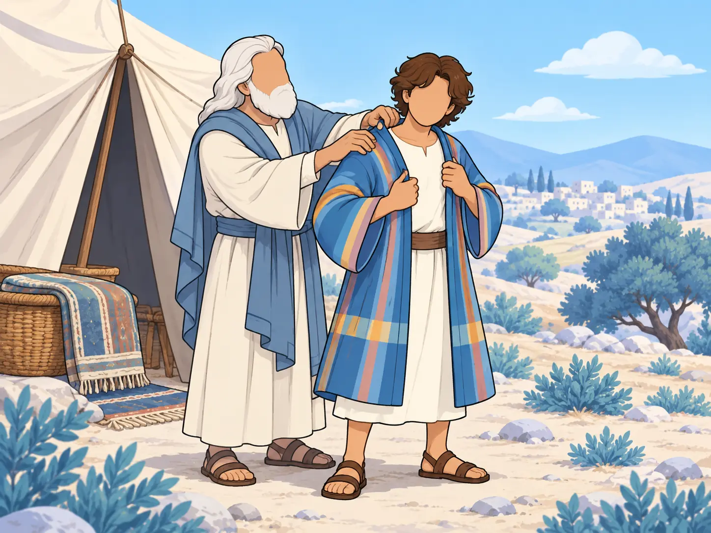 Joseph receives a special coat
