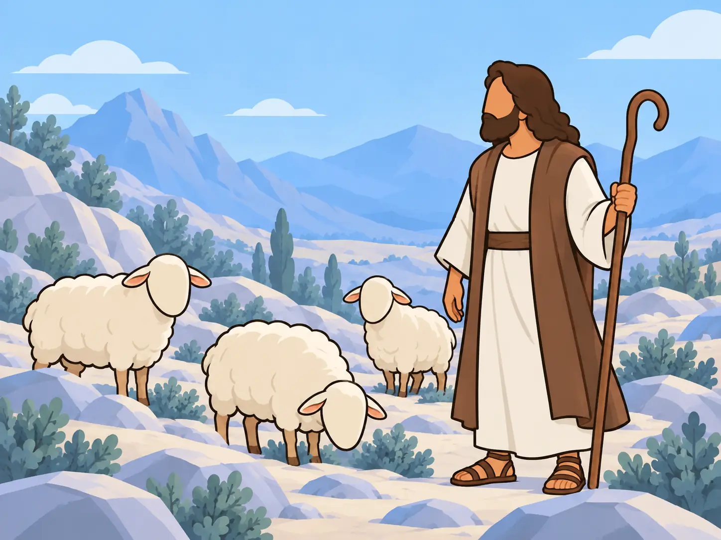 Moses tends the flock