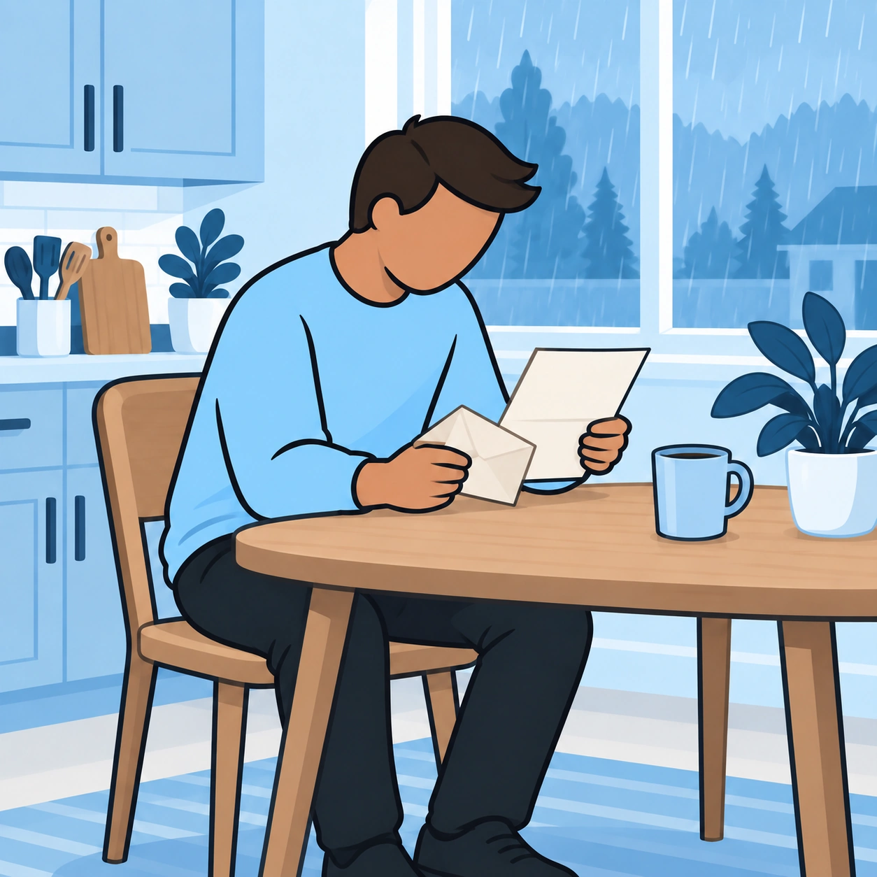 Opening illustration from the AskJesus article about worry.