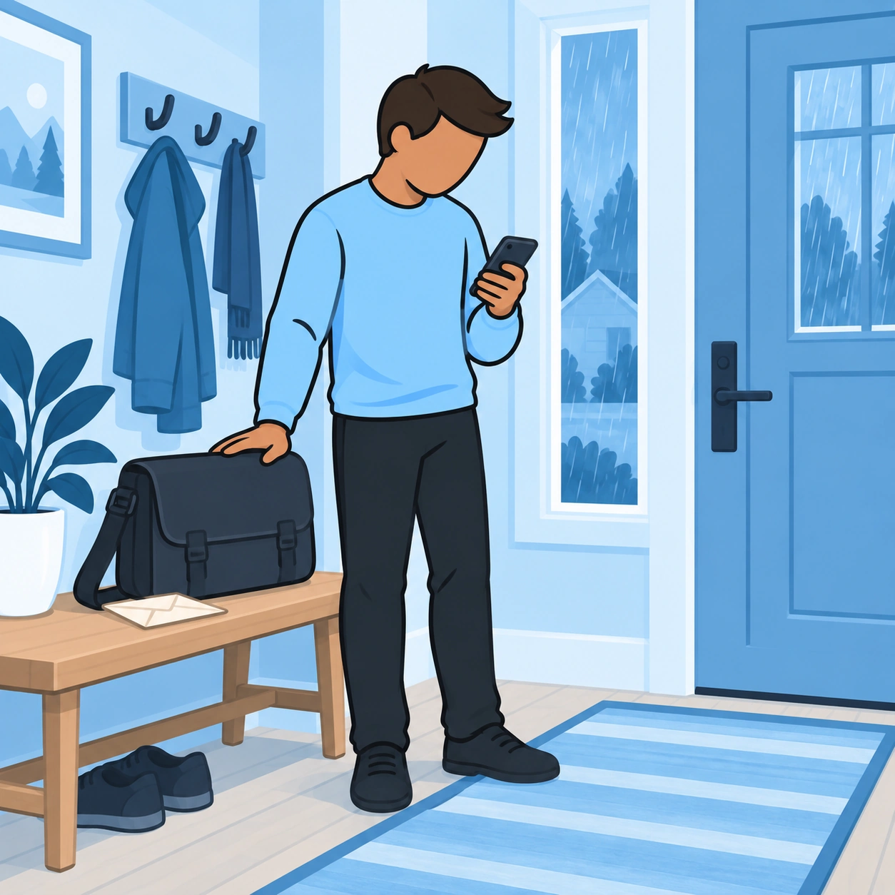Another scene accompanying the AskJesus article about worry.